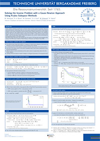 Solving the inverse problem with a Gauss-Newton approach using Krylov subspace methods