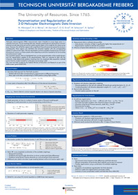 Parametrization and Regularization of a 3-D Helicopter Electromagnetic Data Inversion