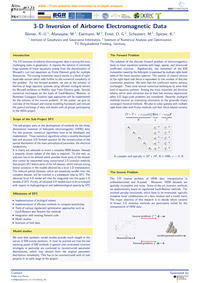 3-D inversion of airborne electromagnetic data