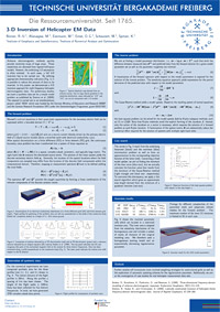 3-D Inversion of Helicopter EM Data