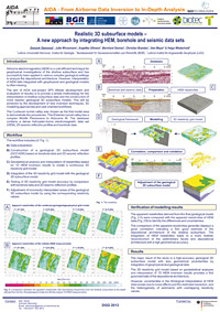 Realistic 3D subsurface models - A new approach by integrating HEM, borehole and seismic data sets