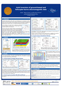 Joint inversion of ground-based and helicopter-borne electromagnetic data