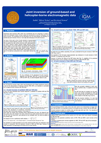 Joint inversion of ground-based and helicopter-borne electromagnetic data