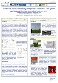 Aero-ground joint inversion/geophysical application of unmanned aerial systems