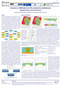 Inversion of HEM data from 3D conductivity distributions