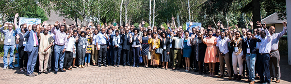 Die Teilnehmerinnen und Teilnehmer der Grundwasser-Konferenz in Johannesburg