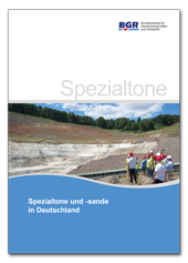 Titelblatt der Studie "Spezialtone und -sande in Deutschland"